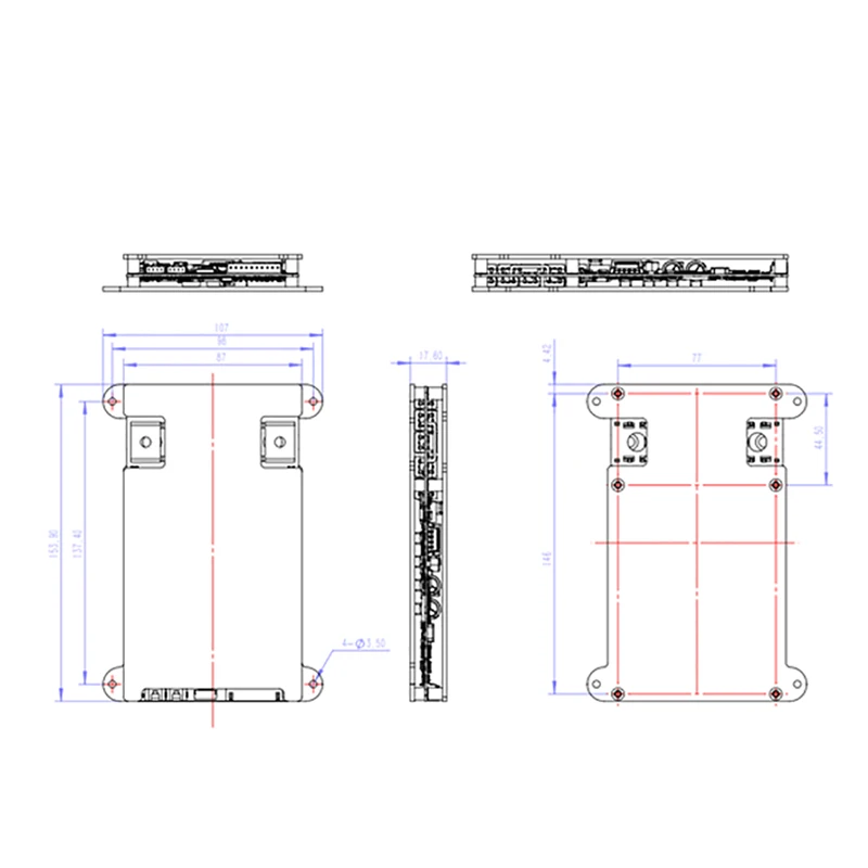 Jikong-bms 4S 6s 7s 8s 100a equilíbrio ativo inteligente com aplicativo bluetooth