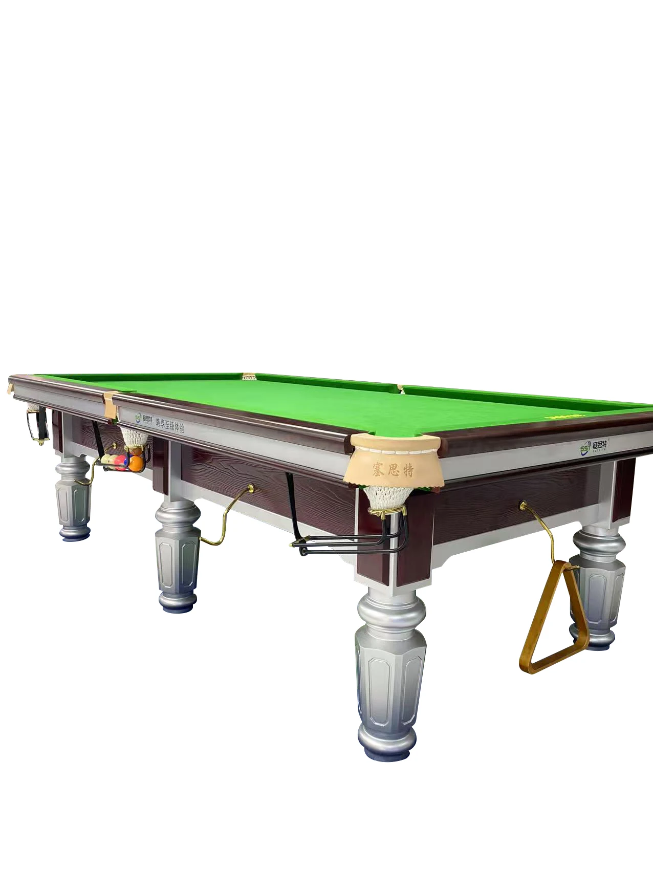 Modern Indoor Sports Table High Quality 8 Ball Pool Table Custom Size Snooker Cushions PVC Pockets Cushion Material