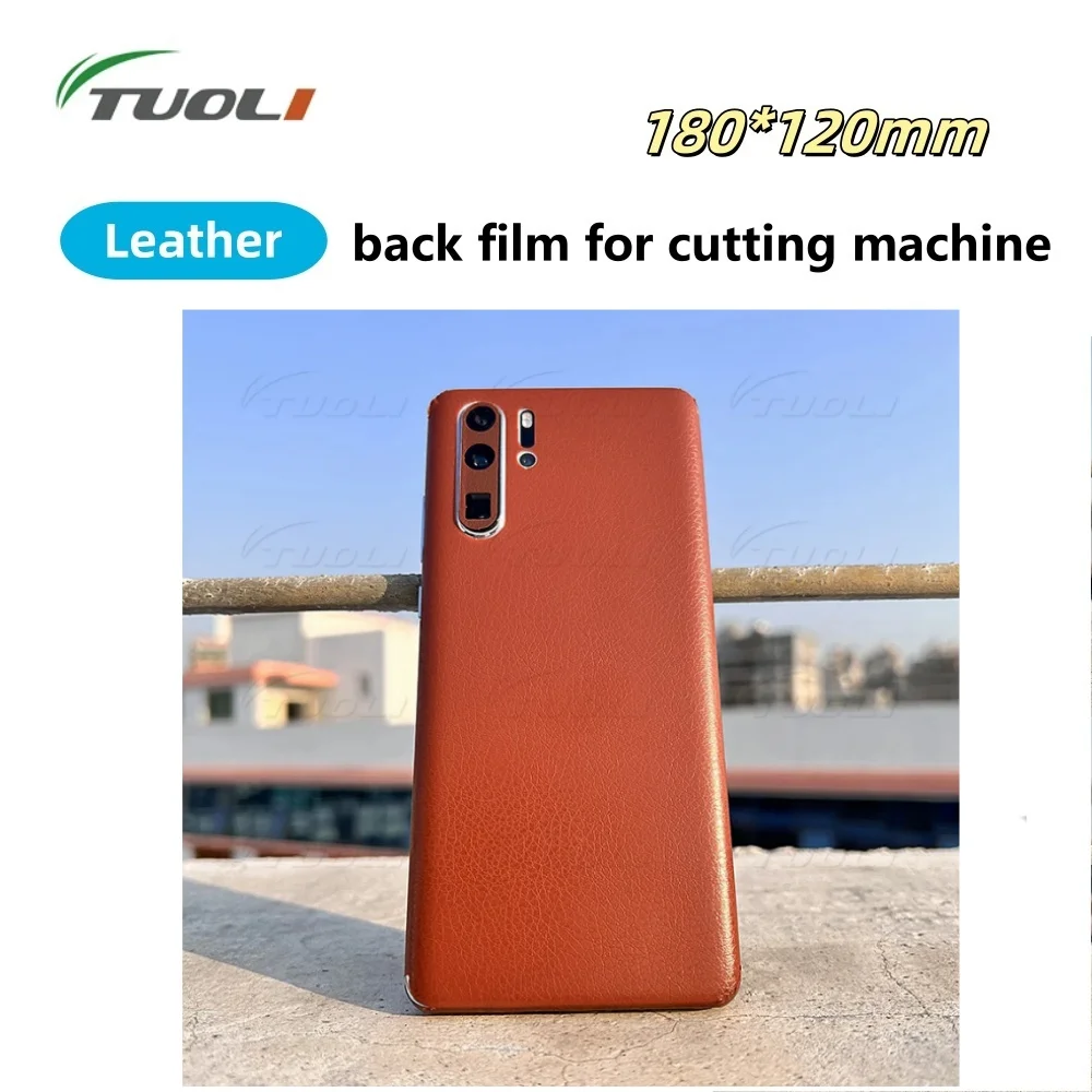 TUOLI Leather Pattern Cover posteriore pellicola protettiva per schermo del telefono cellulare materiale per macchina da taglio per adesivo protettivo per la pelle Mobile