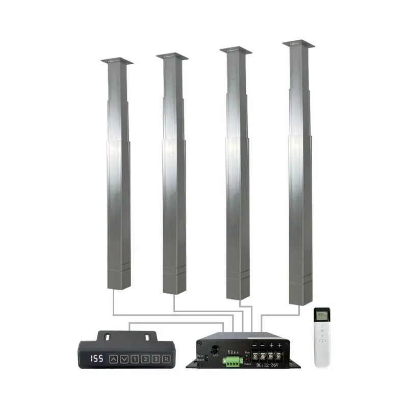 RV roof lift modification ceiling lift column electric push rod tent bracket elevator automatic platform
