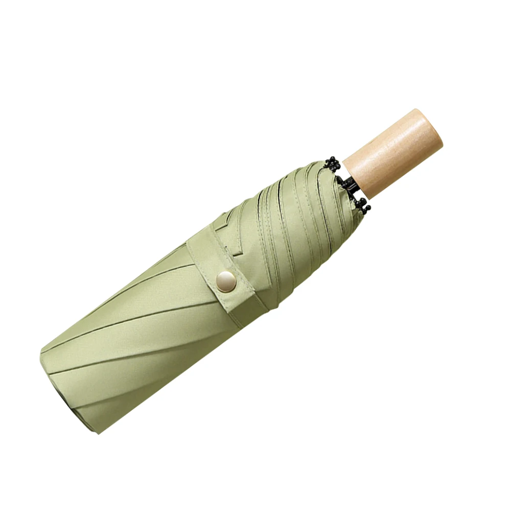 

Folding Umbrella Small Fresh Green UV Protection Portable Sunshade Waterproof Lightweight Compact Sun Travel