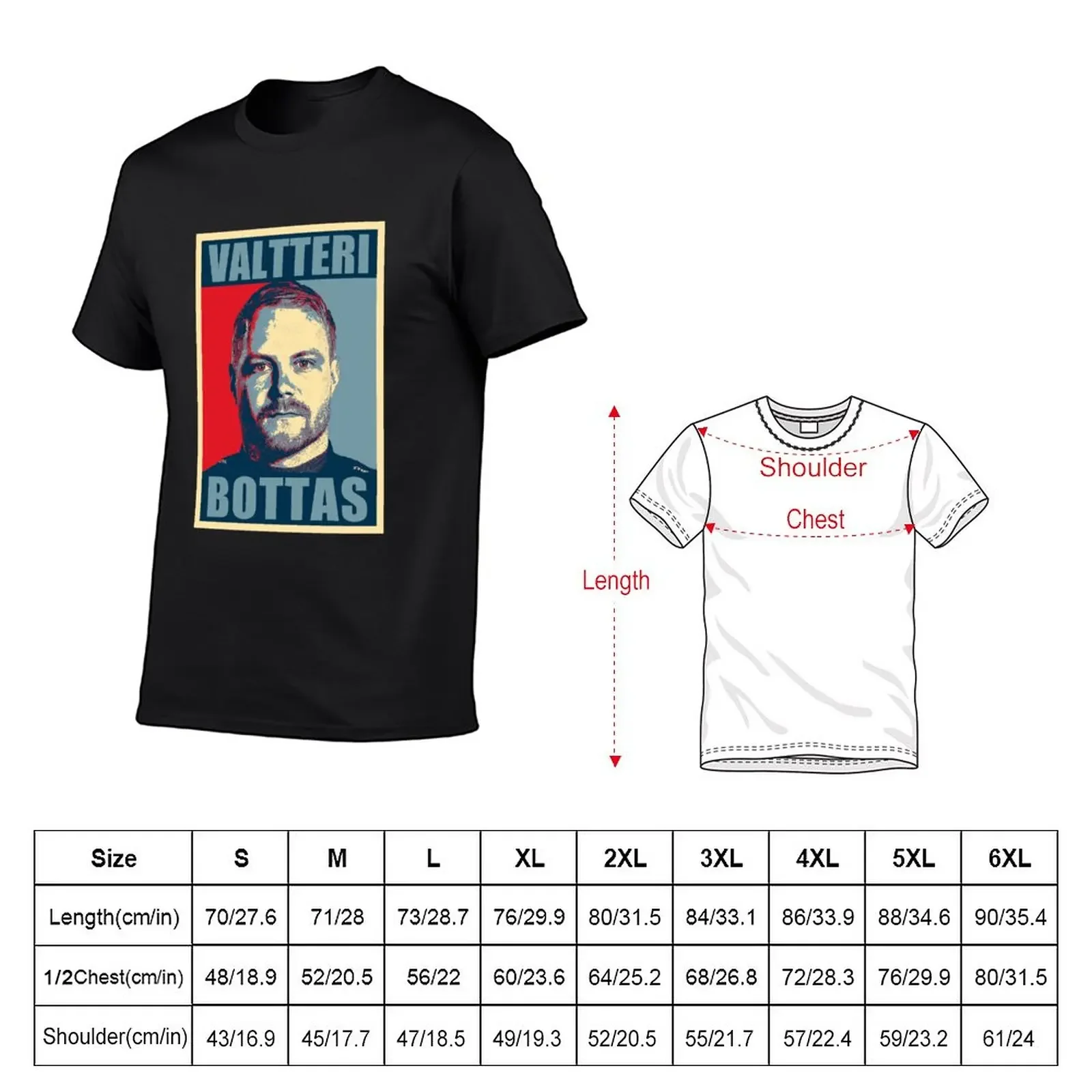 Valtteri Bottas T-Shirt oversized customizeds korean fashion t shirts for men pack