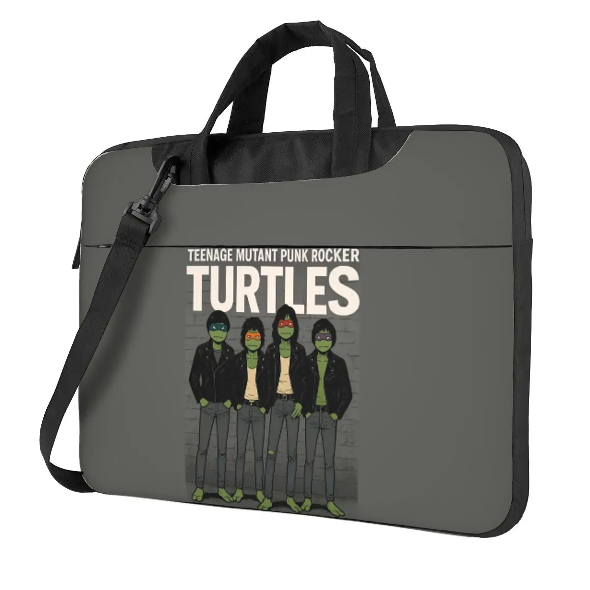 

Сумка для ноутбука Teenage Mutant Punk Rocker Turtles через плечо, сумка для компьютера, устойчивая защитная сумка для ноутбука для Macbook Lenovo