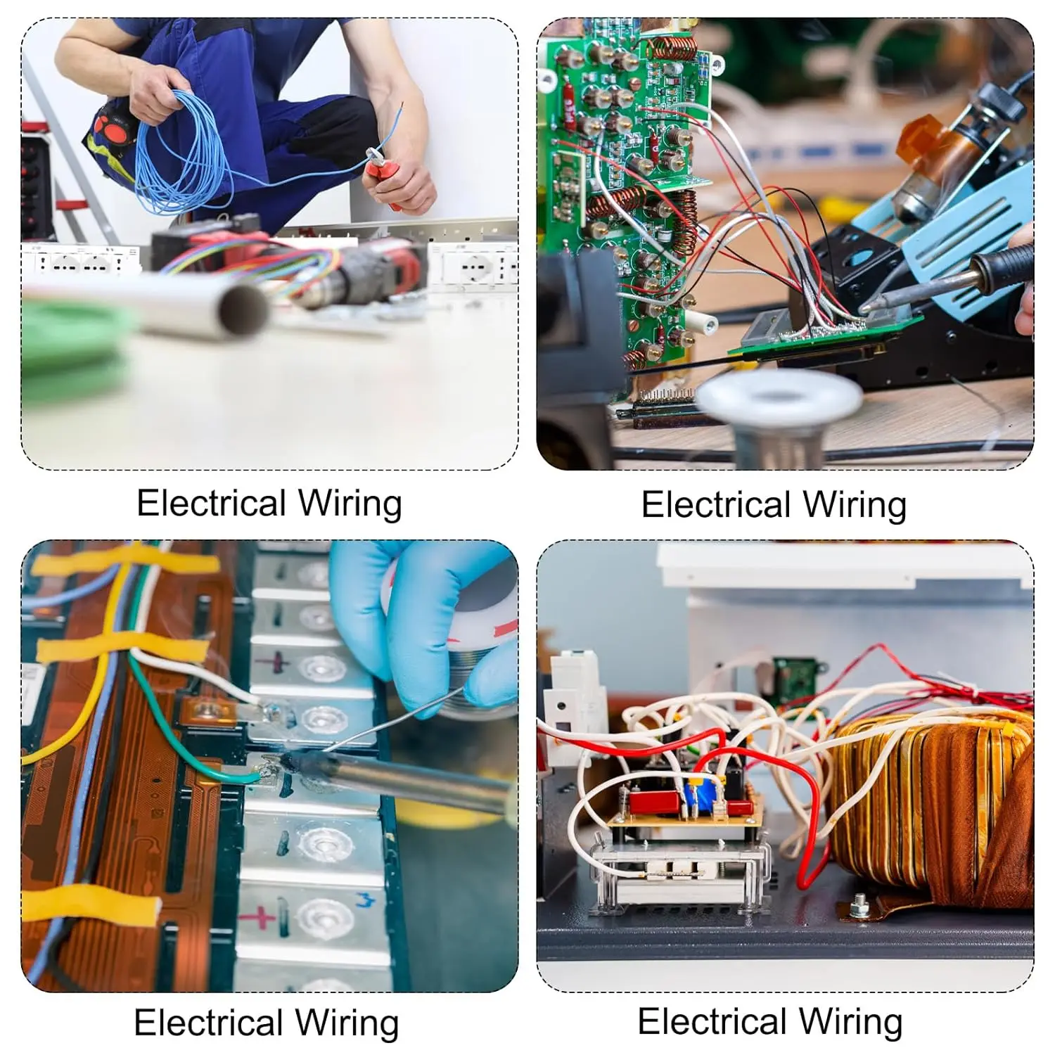 1007 PVC Electronic Wire 30AWG 28 26AWG 24AWG 22AWG 20AWG 18AWG 16AWG Tinned Copper Connecting Wire 300V 80°C Cable with Spools