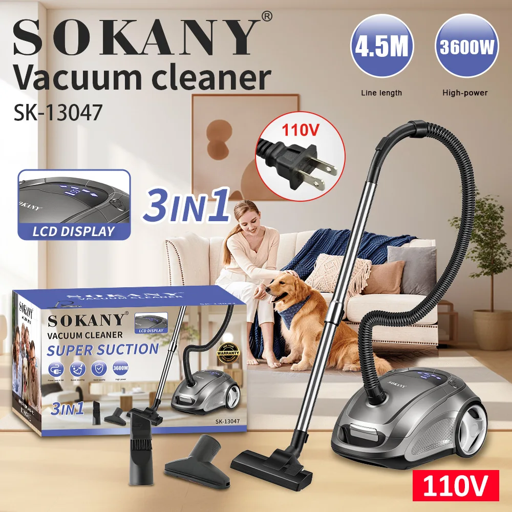 Houselin Lightweight, Bagless Canister Vacuum Cleaner