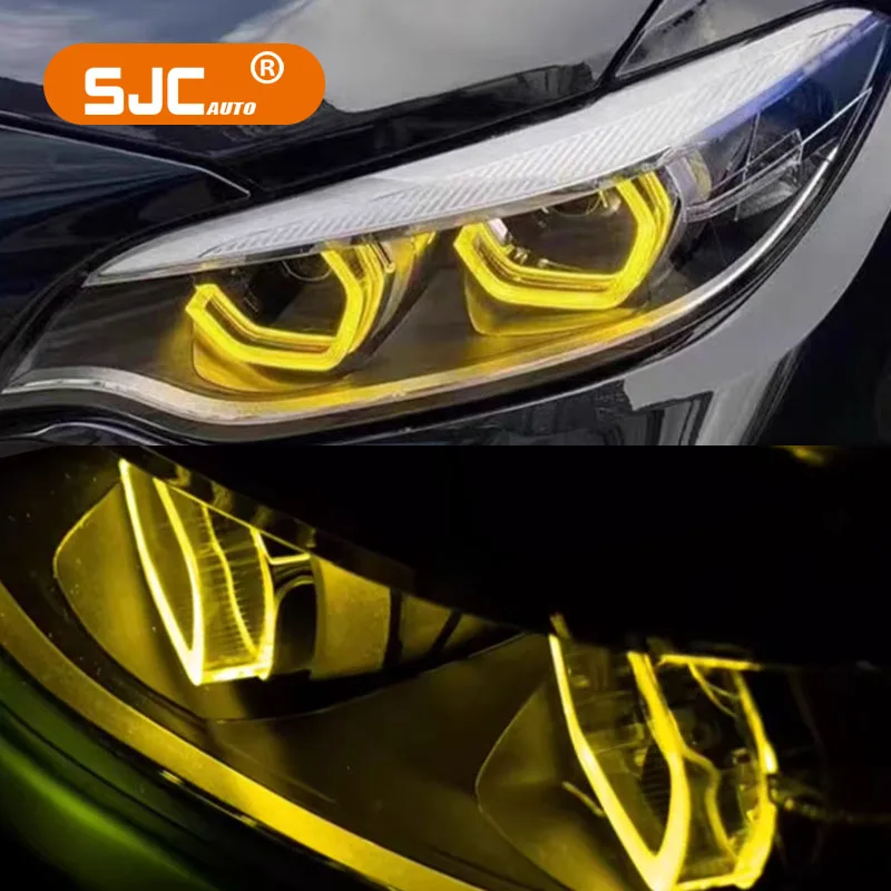 For BMW 2 Series F87 M2 Headlight Yellow DRL Module 2017-2019 Daytime Running Light LED Module Car Accessories Plug And Play