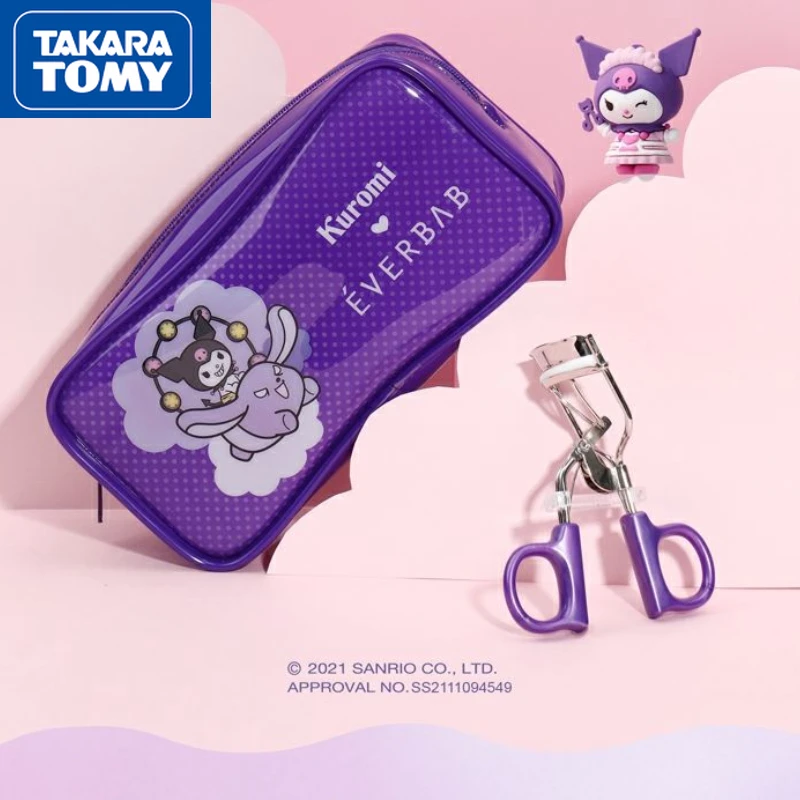 TAKARA TOMY Hello Kitty Long-lasting Curly Cute Eyelash Curler Does Not Hurt The Eyelashes Go Out Portable Eyelash Curler