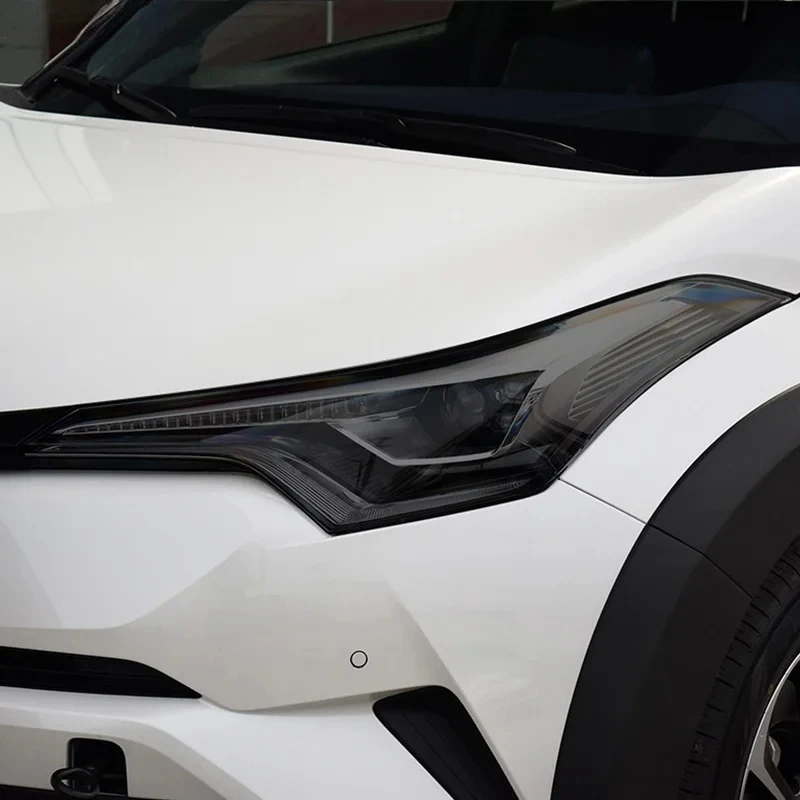 

Для Toyota CHR 2018 2019 2020 AX10 ТПУ затемненные передние фары задние фары противотуманные защитные задние фары