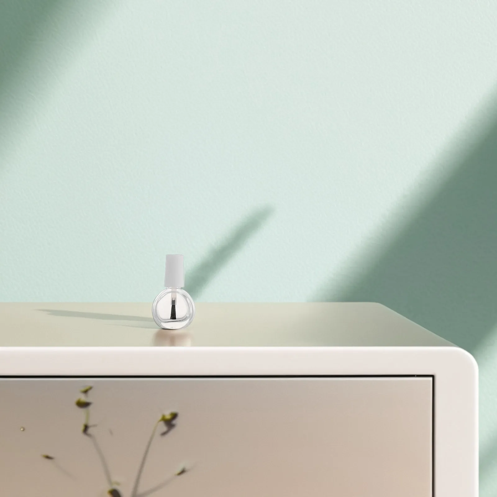 

10Pcs Refillable Clear Glass Nail Polish Bottles with Brush Compact Travel Size Empty Containers for Nail Art Polish Storage