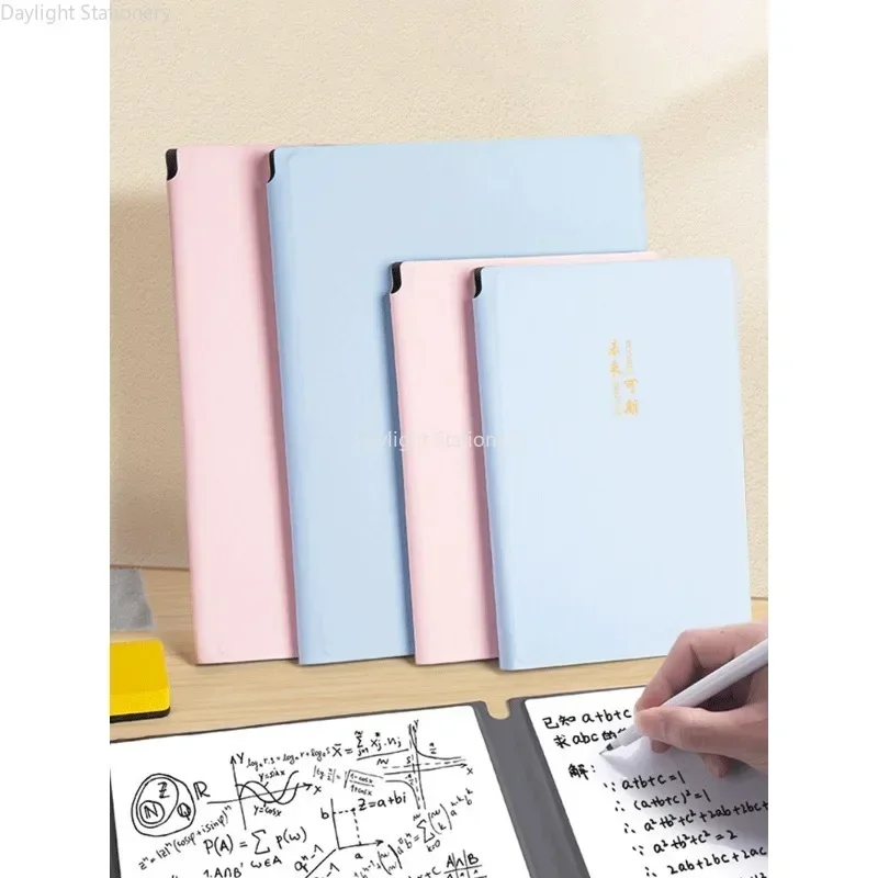 Erasable Weekly Planner Reusable A4/A5 Whiteboard Notebook Memo Pad With Whiteboard Pen Erasing Cloth Writing Board