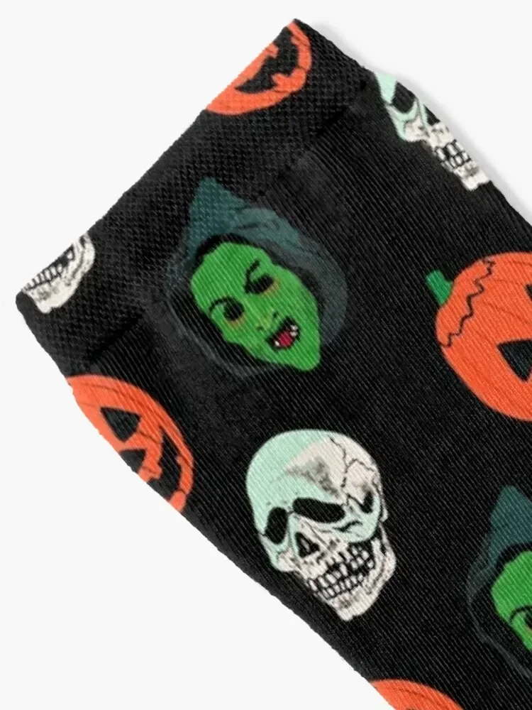 Silver Shamrock Mask Set Socks Stockings man funny gifts Socks Ladies Men's