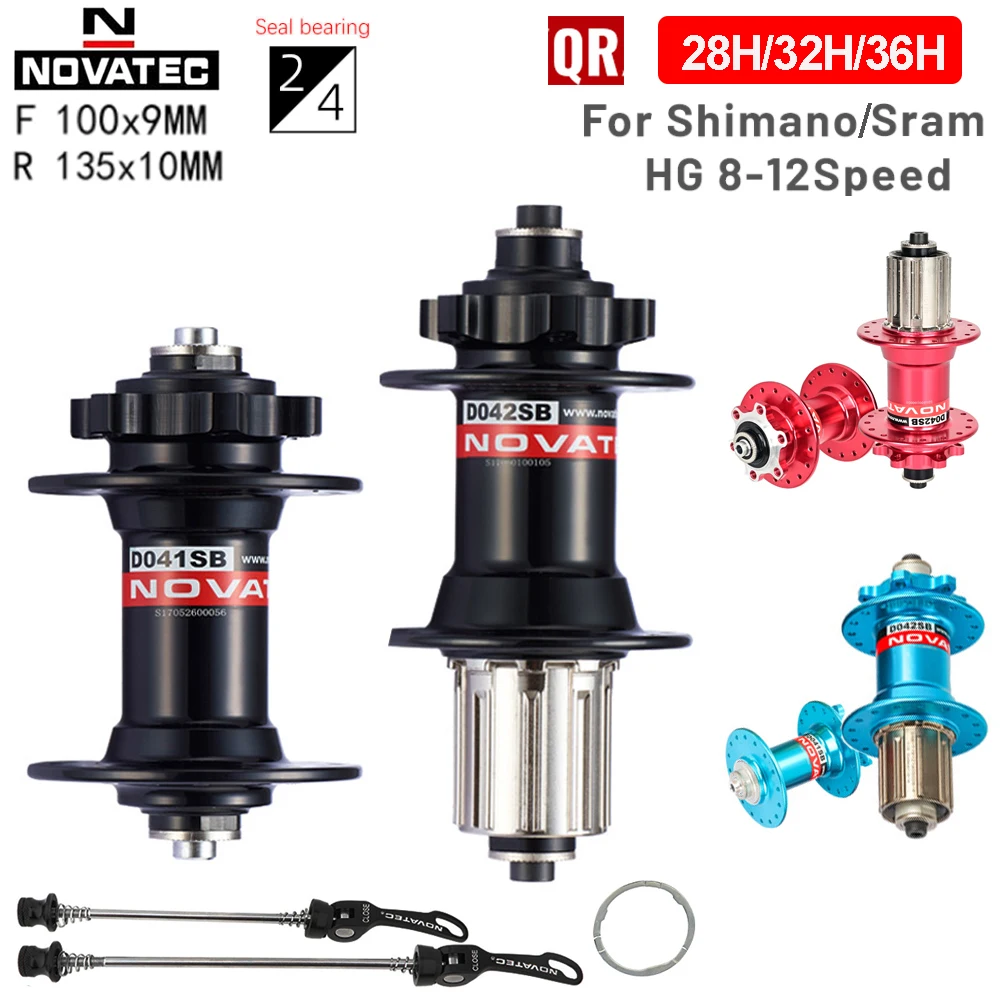 

Novatec Hub 28h 32h 36h K7 Cube 8/9/10/11/12 Speed Mtb Freehub 32Hole Bicycle Cubo 10x135mm Rear Hubs D041SB D042SB for Shimano