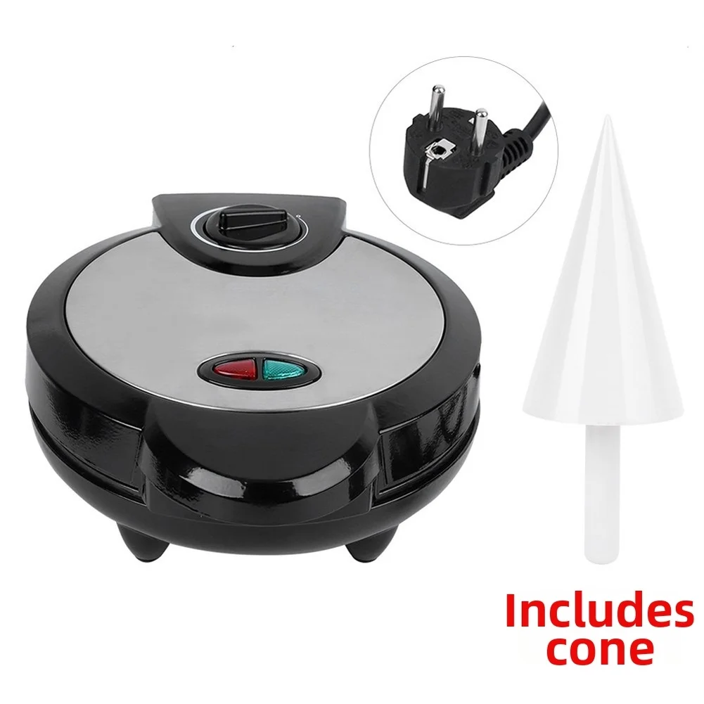 Ice Cream Cone Crepe Maker For Home Cooking Versatile For Crepes And Rolls Even Cooking 1200W Power For Crepes