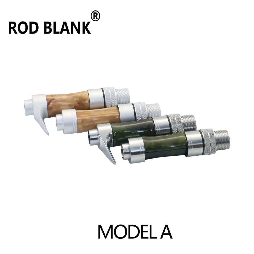 RodBlank Solid Wood Reel Seat Spinning Casting Trout Fishing Reel Seat Rod Building Components Pole Repair Reel Seat Accessories
