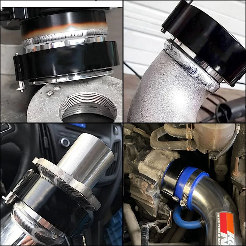 

1 Piece 2.0" 2.5" 3.0" 3.5" 4.0" Clamp System Assembly Exhaust V-band Clamp Quick Release For OD Exhaust/Intercooler Pipe/Turbo