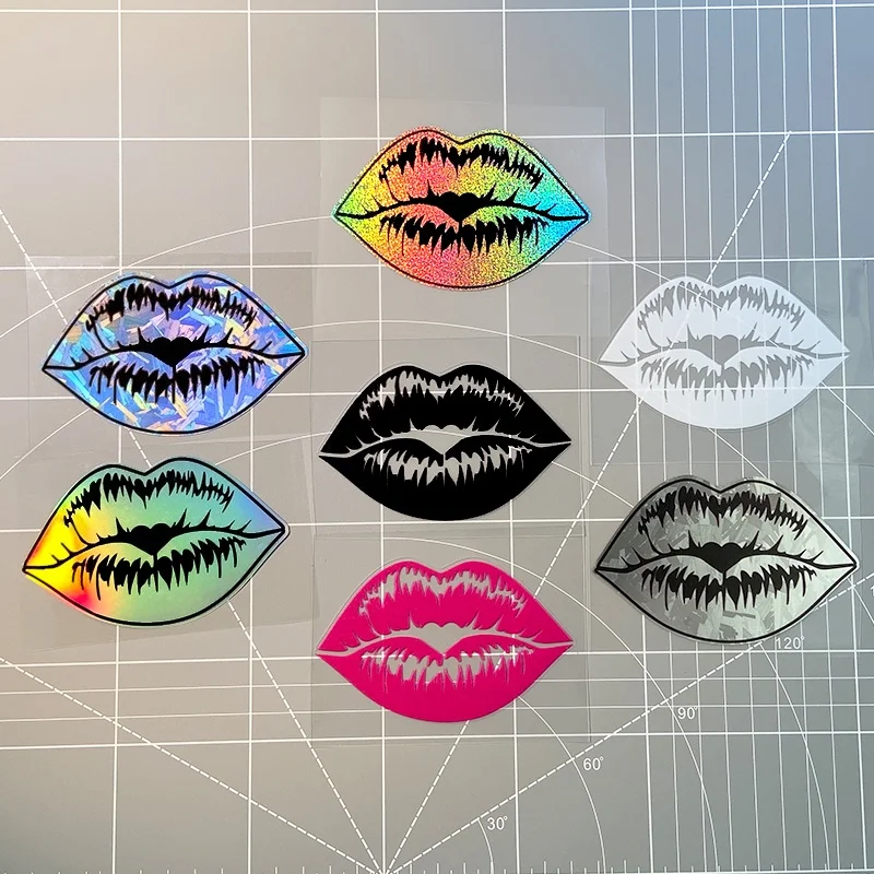 

Kiss Lip Car Sticker Waterproof for Motorcycle Helmet Fuel Tank DIY Auto Window Bumper Trunk Skateboard Universal Vinyl Decals