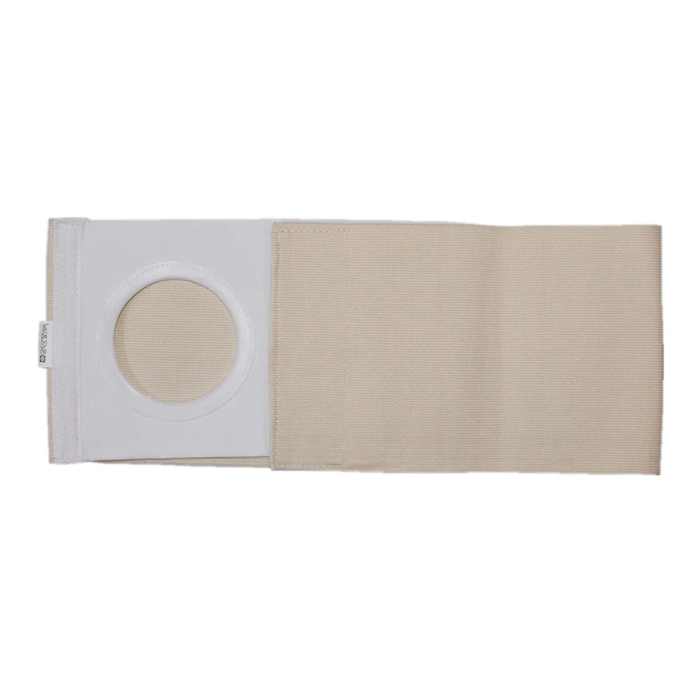 Fistulization Postoperative Bellyband Abdomen Band Hernia Postoperative Belt for Adult Woman (S, Beige)