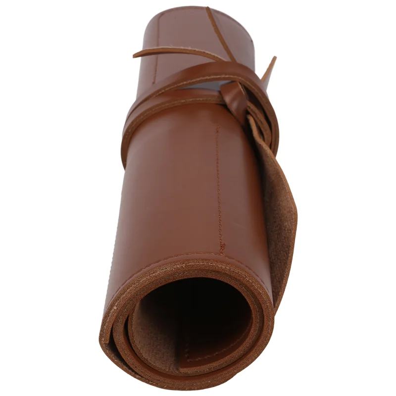 ABKW-Leather Tool Roll, Leather Tool Kit Storage Bag, Multi Functional Leather Kit Bag Bicycle Repair Tool Kit Bag