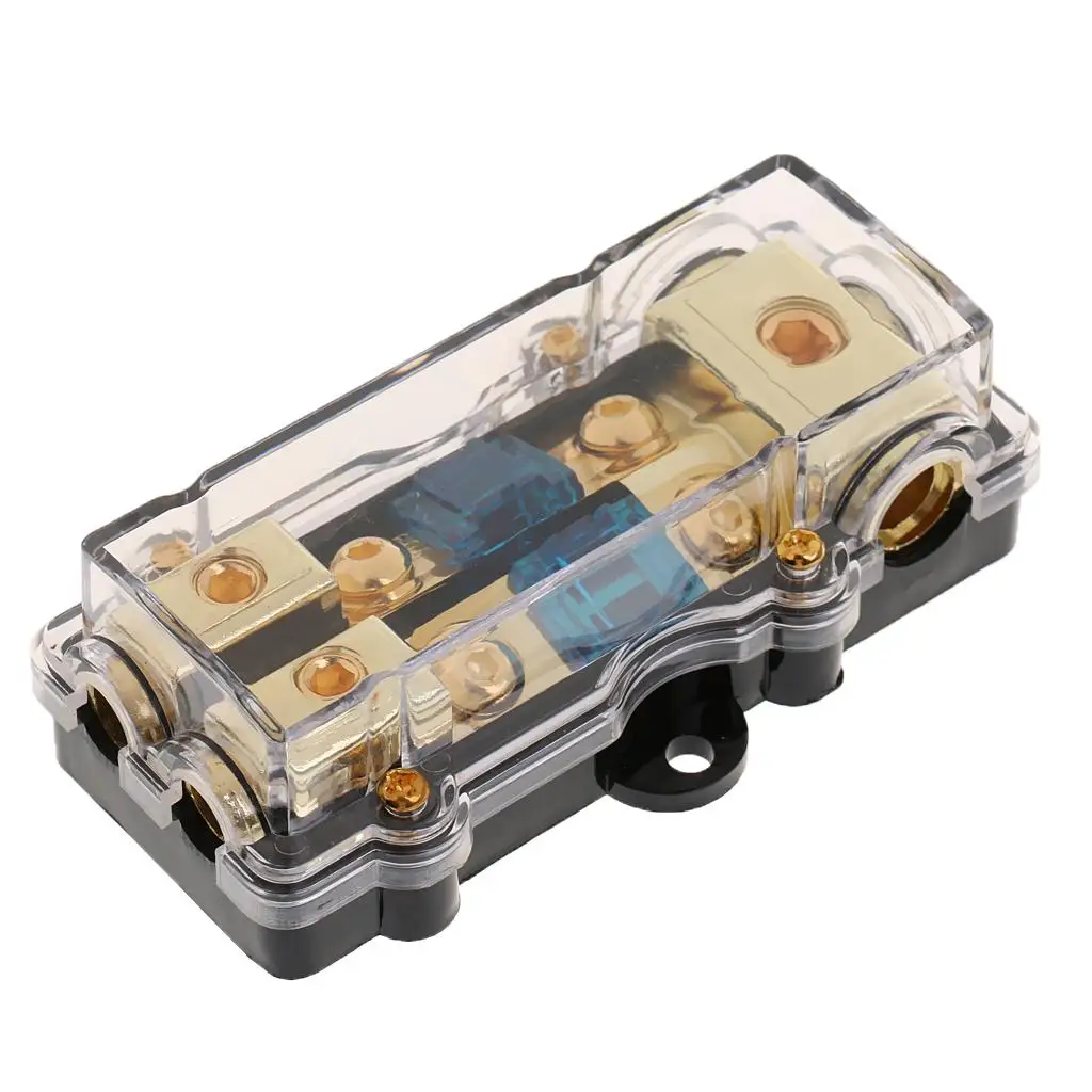 Car 60A Audio Fuse Holder Power Distribution Block Fusebox Quality