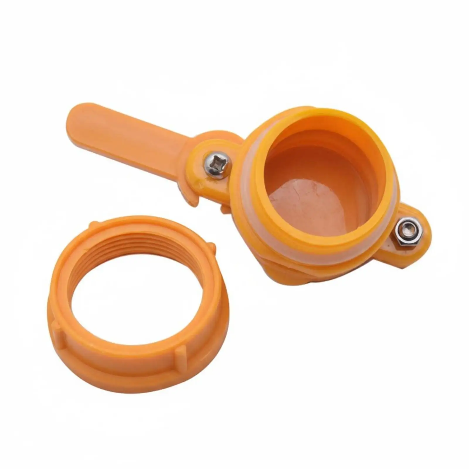 Honey Extractor Machine Threaded Spigot Honey Outlet Control for Efficient Honey Processing Equipment