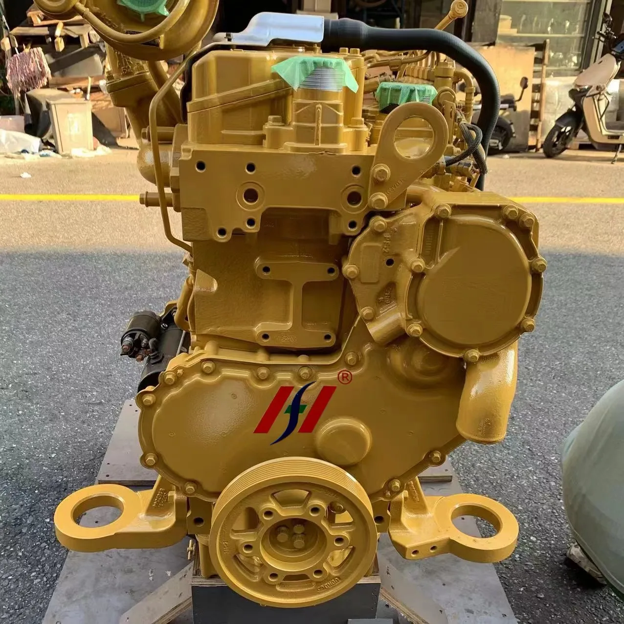 C4.4 Engine Motor Excavator CAT C4.4 Diesel Engine Electronic For Caterpillar