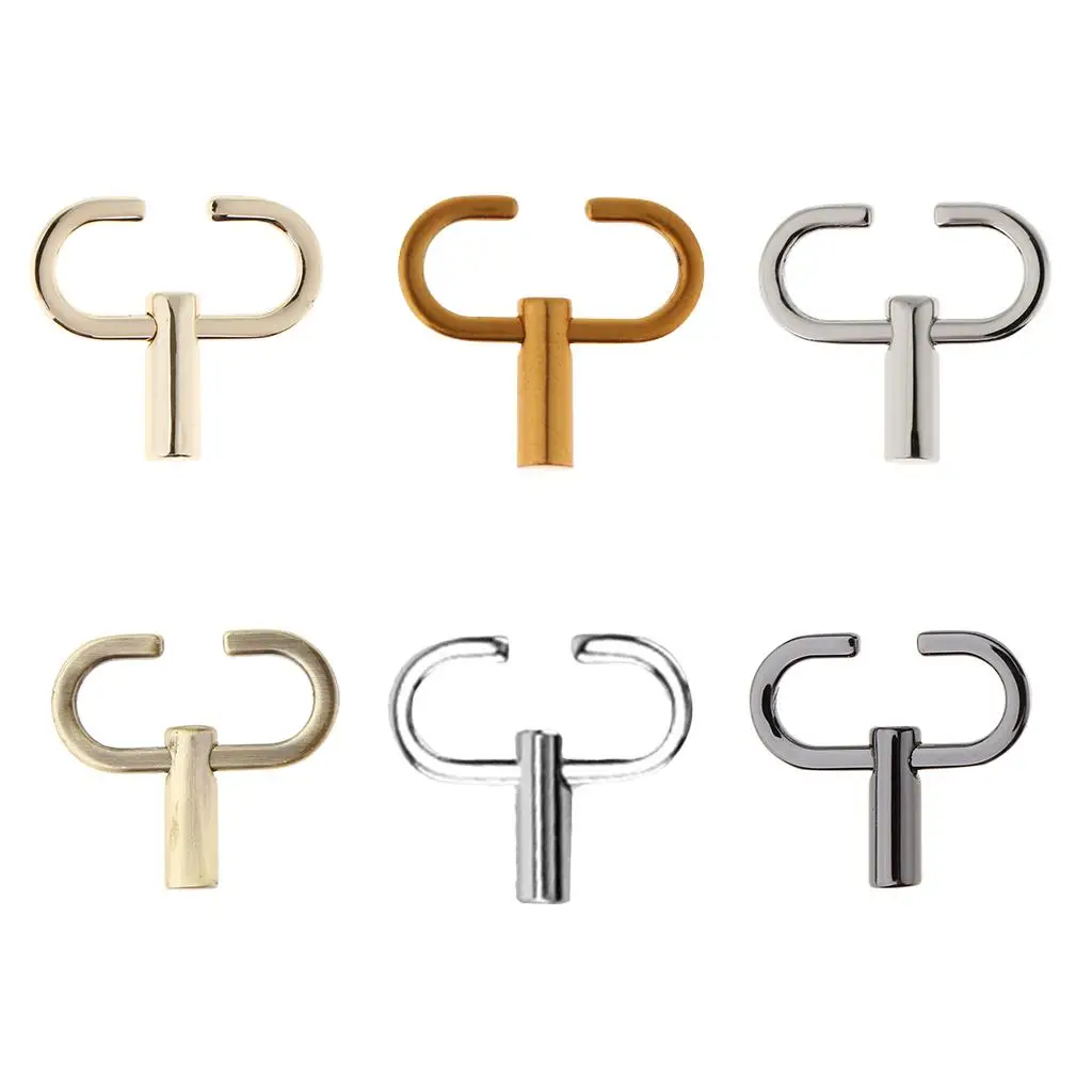 Handbag Purse Shoulder Chain Strap Adjustable Buckle Clip Handle Shorten