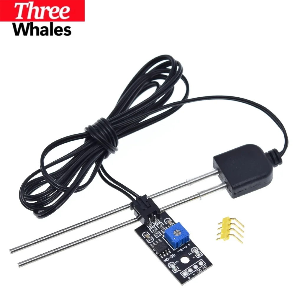 THR Soil Moisture Detector Module Soil Humidity Sensors Meter Hygrometer Water Tester Corrosion Resistance Probe DC 3.3-12V
