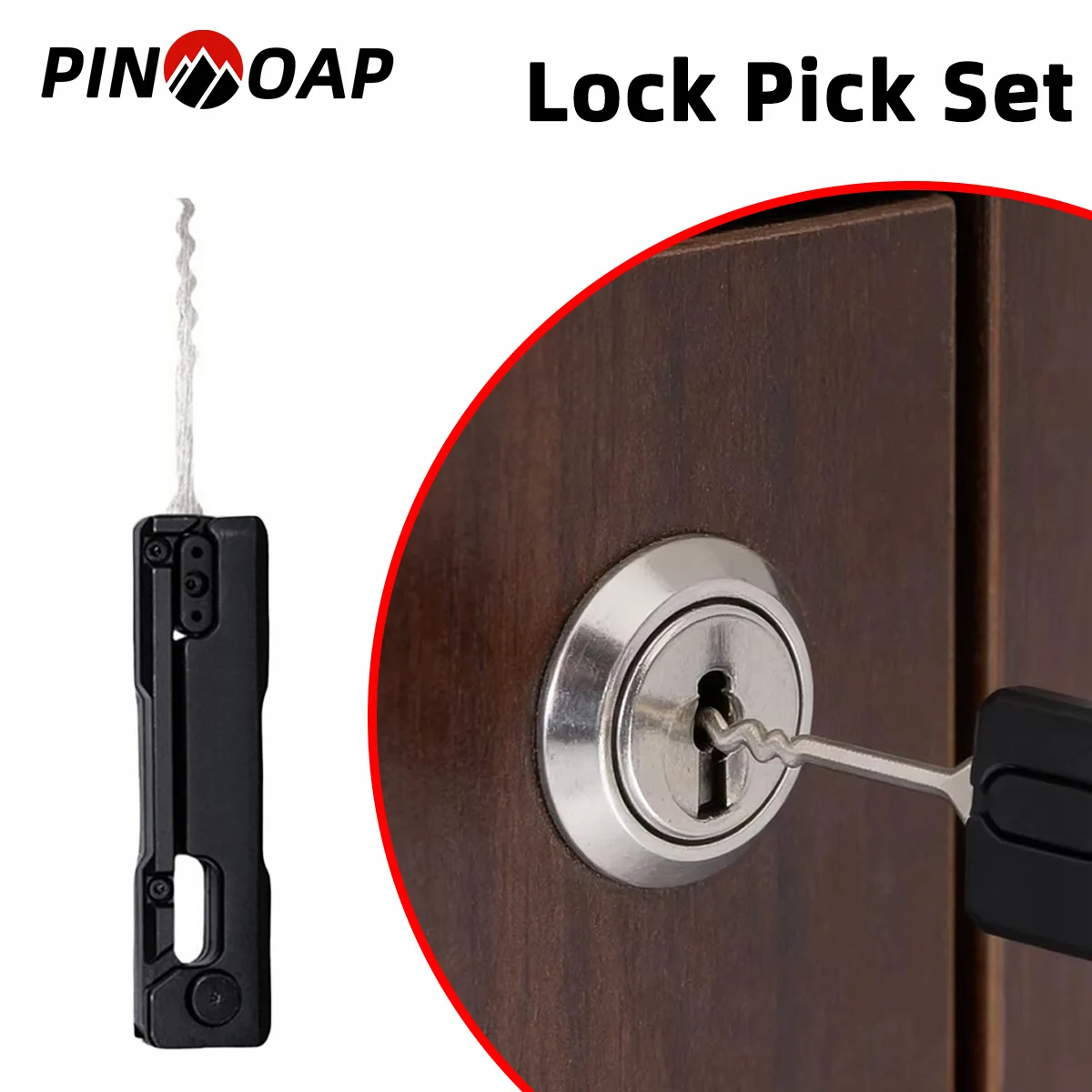 PINMOAP Präzisions-Profi-Schlosserwerkzeug-Set, multifunktionales Notfallwerkzeug für den Außenbereich, Grav Pick Gravity Pick