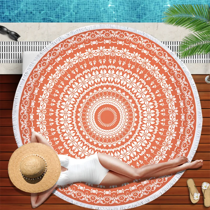Bohemian Round Beach Towel Mic - Yoga & Fitness With Faye The Well Being Studio Abbots Langley recension och pris