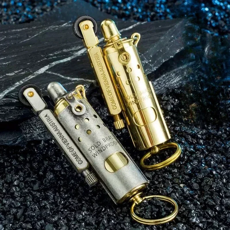 IMCO 5700 النحاس خندق قضيب الكيروسين أخف الرجعية طبعة محدودة في الهواء الطلق يندبروف ولاعات أدوات التدخين الرجال هدية