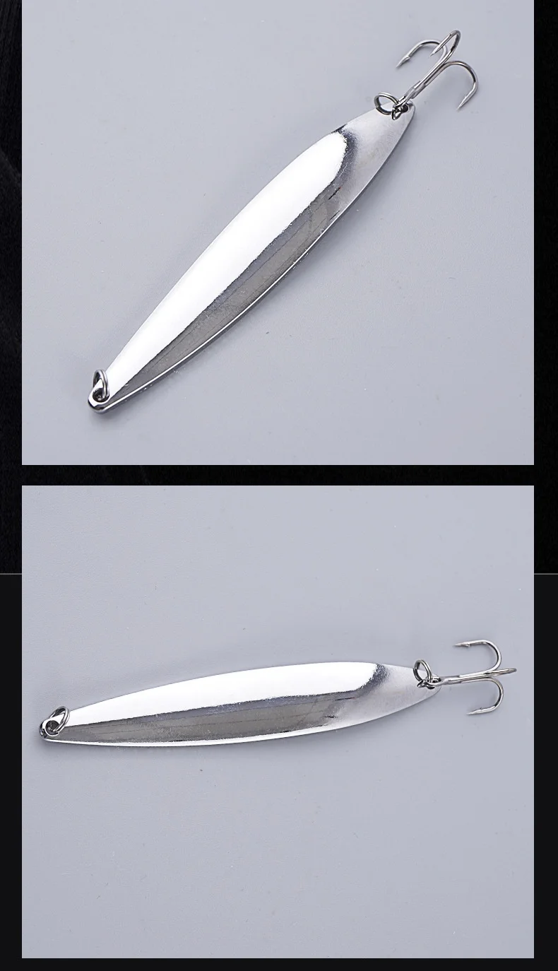 Angellöffelköder, 10 g, 20 g, Weitwurf, Jig, Salix-Form, Löffel, Kunstköder, harter Köder, Bogen-Jigbait, Lot, 2 Stück, Ausverkauf – Detail 7