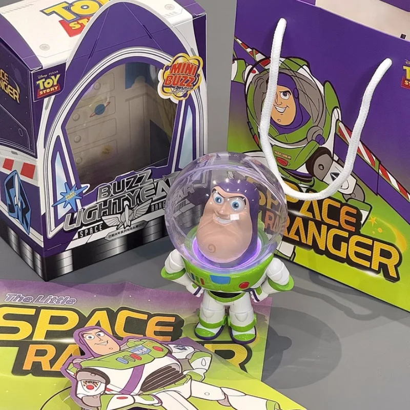 

Toy Story Buzz Lightyear Bubble Headband Action Figure Desktop Display Model for Birthday Valentine's Day Gift Collectible Toy