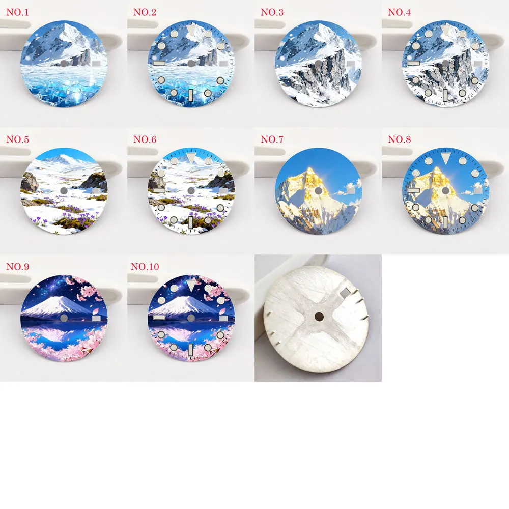 The 28.5mm dial NH35 dial Witch Creative color-printed series dial is suitable for NH35/36 movement wristwatch accessories