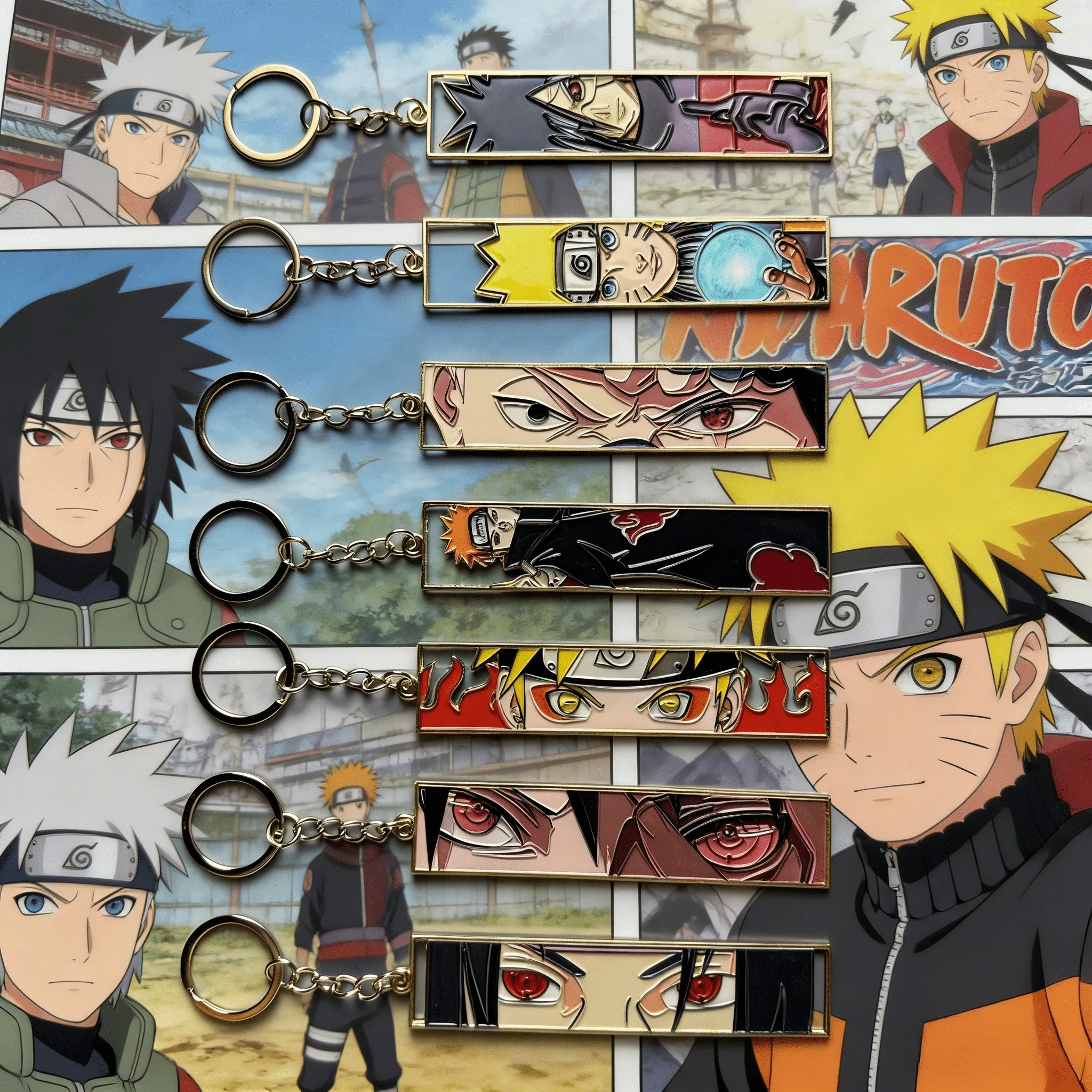 Porte-clés en métal ajouré Nar - Anime Cosplay Naruto avis et prix