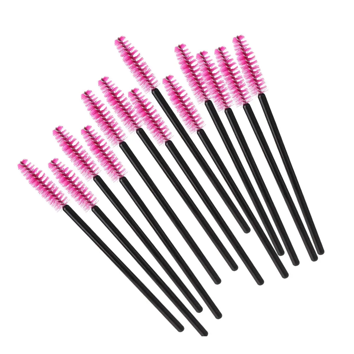 100/500pcs Mascara Wands Disposable Eyebrow Eyelash Brushes Eyelash Spoolies Applicator for Eyelash Extension Makeup Tool