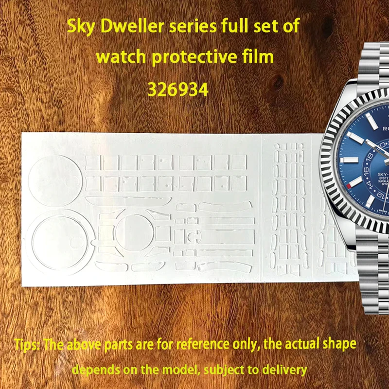 Suitable for Rolex Navigator 326934 watch film 42 dial bezel buckle watch chain protective film