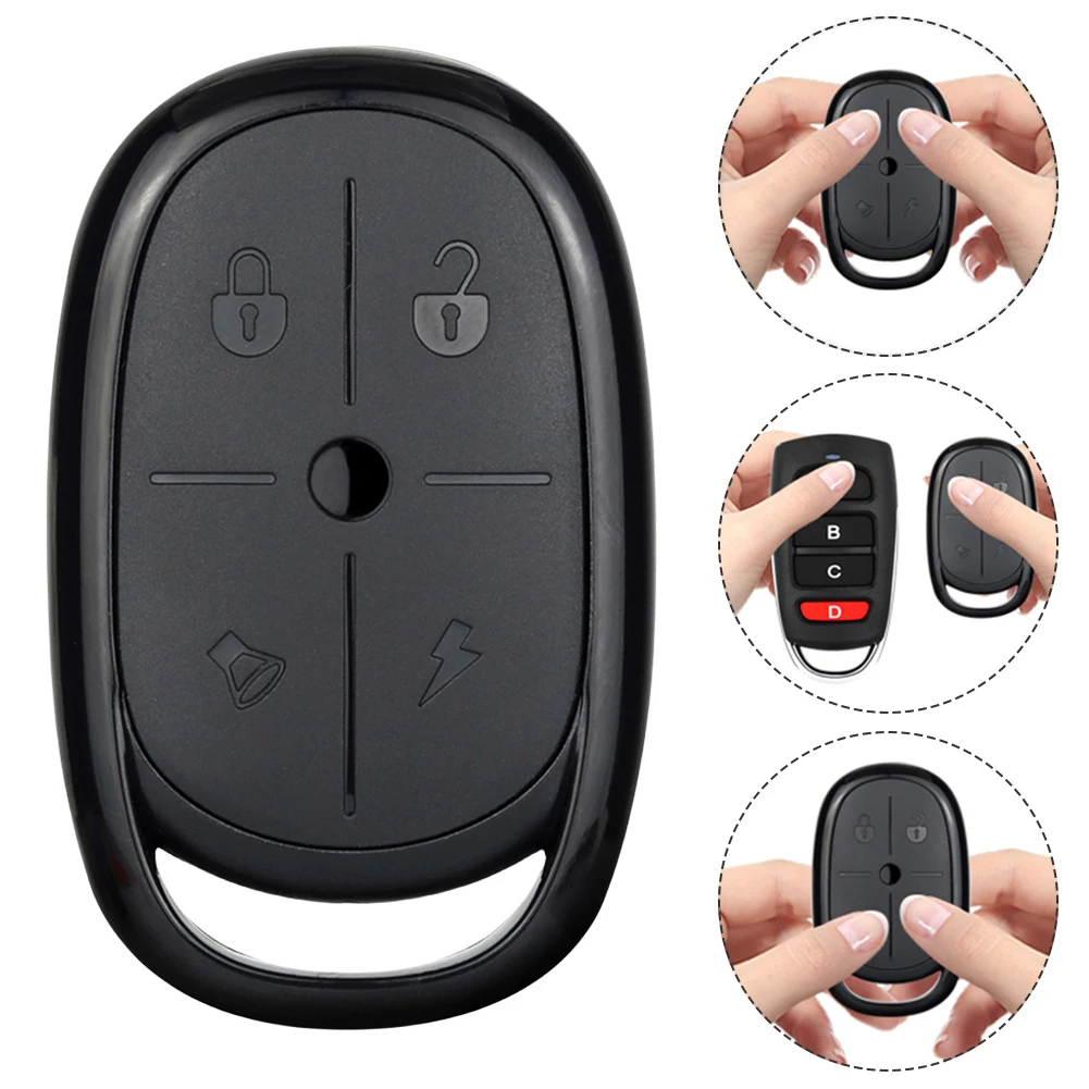 

Garage Gate Door Opener 4 Buttons Cloning Code Car Key 315MHZ/433MHZ/418MHZ/430MHZ Smart Door Controller for Switch Garage Door