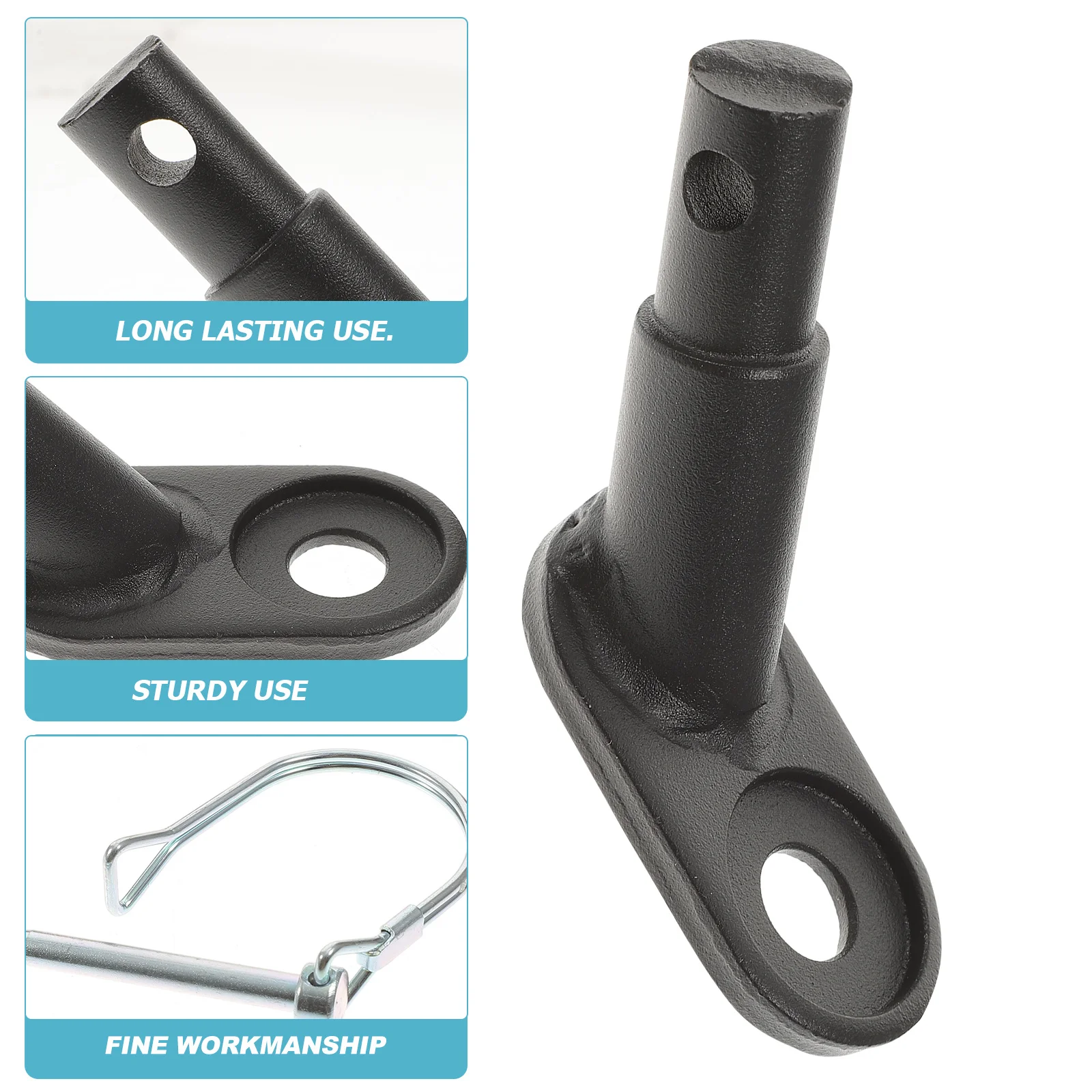 Adaptador de reboque de aço durável náilon universal ajuste bicicleta elétrica adaptador de reboque conector acoplador de reboque