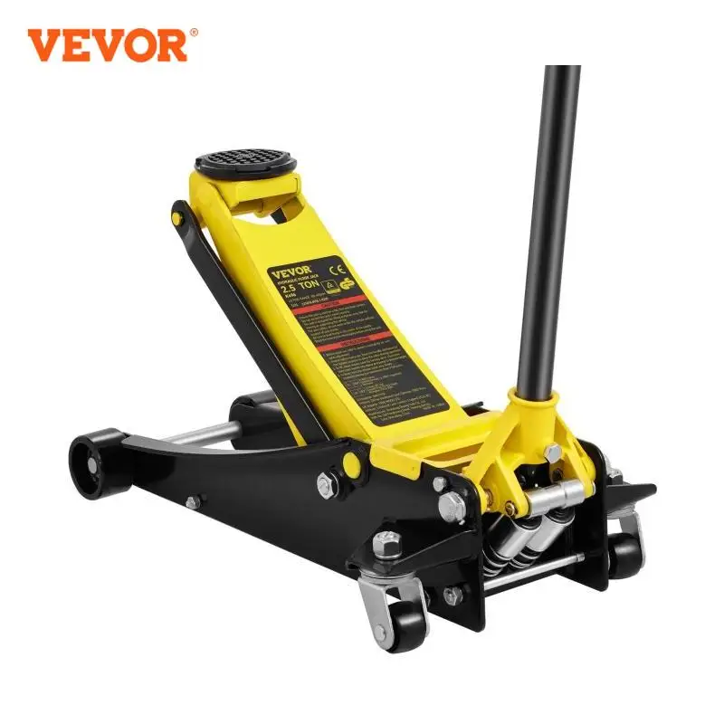 VEVOR Car Jack 2.5-4Ton Floor Jacks Heavy-Duty Steel Racing Jack W/ Dual Pistons Quick Lift Pump Tire Change Lifting Repair Tool