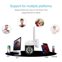 Smart Home Tuya Affordable 360 Degree Wifi Ptz 8ch Dvr Nvr Kit Cctv Surveillance System Outdoor Wireless Security Camera System