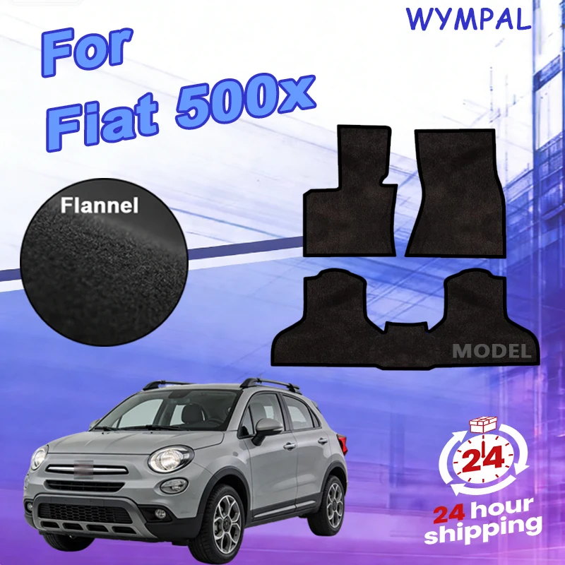 tappetino-per-auto-in-nylon-scamosciato-per-fiat-500x-2014-oggi-in-poliestere-scamosciato-antiscivolo-con-retro-nero-e-bordo-rosso
