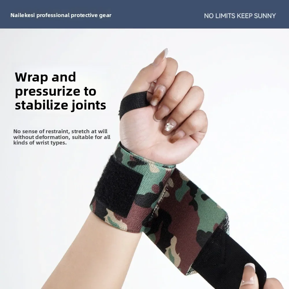 

Breathable fitness wipe sweat non-slip bandage strength training help belt Sports wrist guard anti-sprain men sweat-absorbing