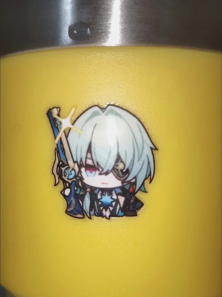 เกม Honkai:Star Rail โปร่งใสบุคลิกภาพ Graffiti สติกเกอร์สเก็ตบอร์ดกระเป๋าเดินทางโทรศัพท์มือถือ PVC กันน้ํา Clearing สติกเกอร์