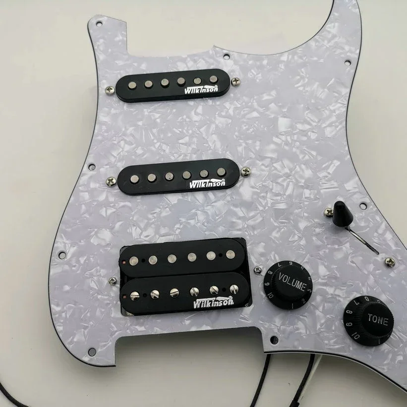 

Guitar Pickups Wilkinson Alnico5 Pickups SSH Pickgard Pickups Line assembly Black Set