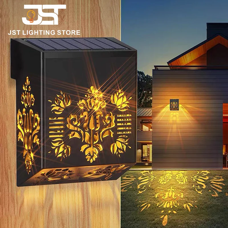 

Solar LED Wall Light Outdoor Waterproof Villa Garden Exterior Wall Stairs Fence Step Landscape Decoration Atmosphere Solar Lamp