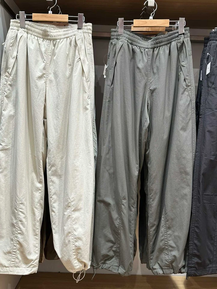 

Women's Warm Casual Fce Lined Straight Leg Pants Autumn Winter New Sle Elastic Waist Casual Trousers Ladies Faion