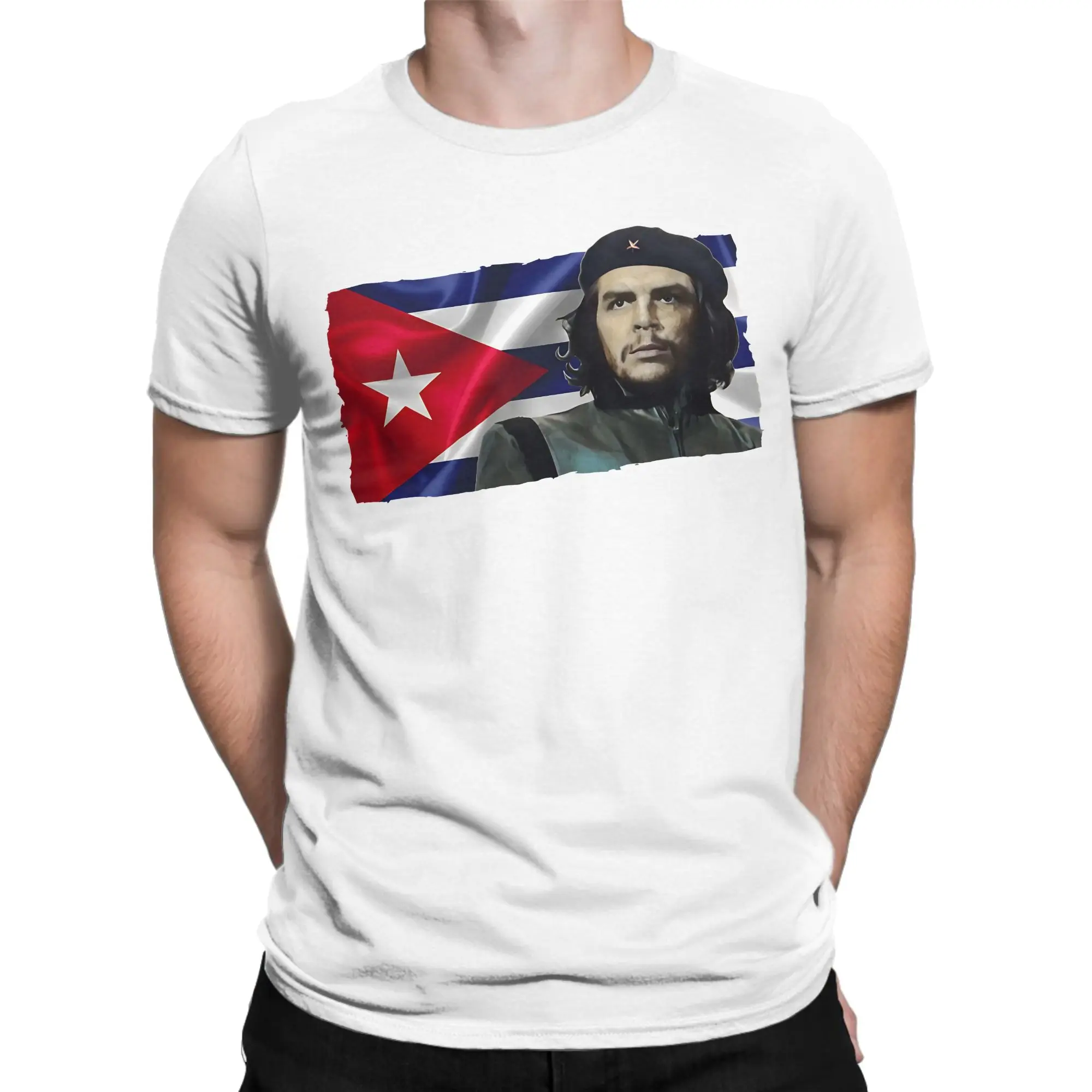 Che Guevara T Shirt  Hip Hop T-Shirts Short Sleeves Y2K Basic Tops Beach Cotton Plus Size 5XL Tees