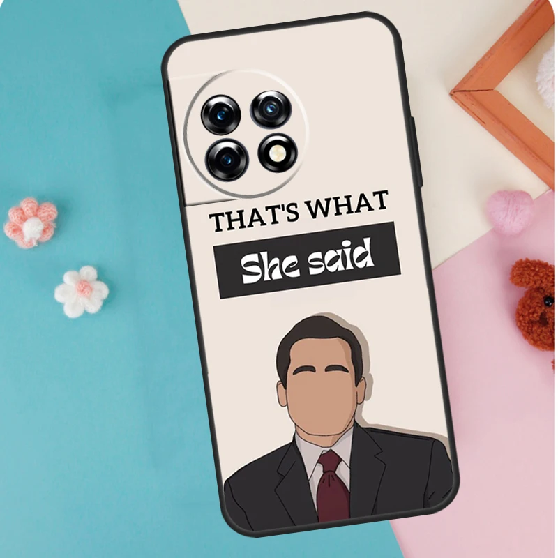 The Office Dunder Mifflin Case For OnePlus 11 12 9 10 Pro 9RT 10T 10R 12R OnePlus Nord 2T N10 N20 CE 2 3 Lite Cover