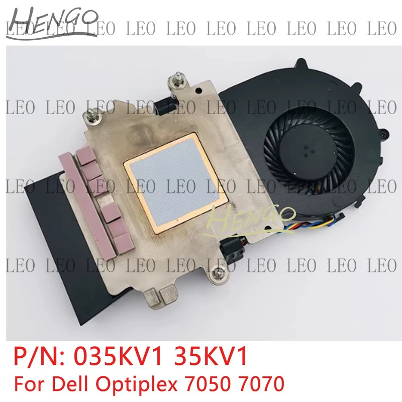 SS New For Dell Optiplex 7050 7070 MFF CPU Cooler Heatsink Fan 65W 035KV1 35KV1