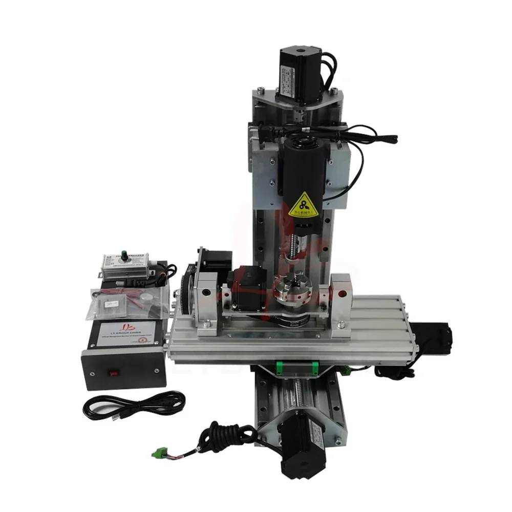 LY2515 Vertical Type Engraving Machine 1000w Spindle 3/4/5axis CNC Router Engraver PCB Metal Drilling Milling Cutting Machine